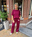 2-delige Comfyset Korte Mouw Bordeaux