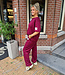 2-delige Comfyset Korte Mouw Bordeaux