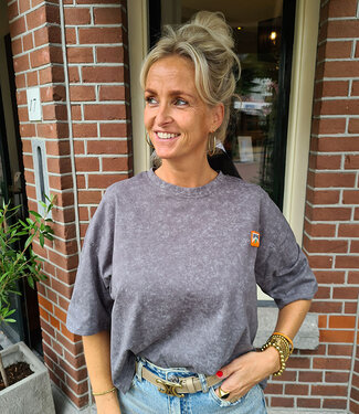 Azzurro Vintage Tee Short Grey