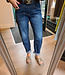 Cup of Joe COJ Selena Mid Waist Barrel Jeans Astra Blue