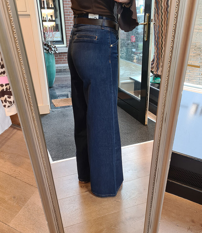 Cup of Joe COJ Wide Leg Hazel Dark Blue