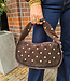 Lottie Bag Studs Donkerbruin