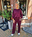 2-delige Comfyset Lange Mouw Bordeaux