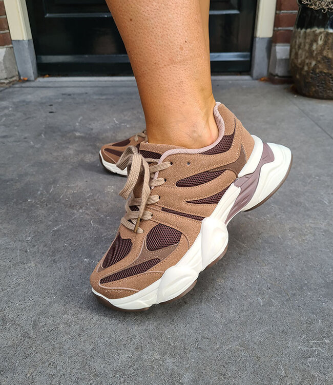 Sneakers Donkerbruin