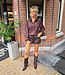 Biba Luxe Blouse Donkerbruin