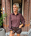 Biba Luxe Blouse Donkerbruin