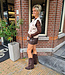 Spencer vestje Love Beige/Donkerbruin