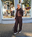 Gewatteerde Bodywarmer Short Bruin