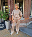 2-delige Comfyset Korte Mouw Taupe