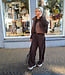 Comfy Sweater Franje Donkerbruin