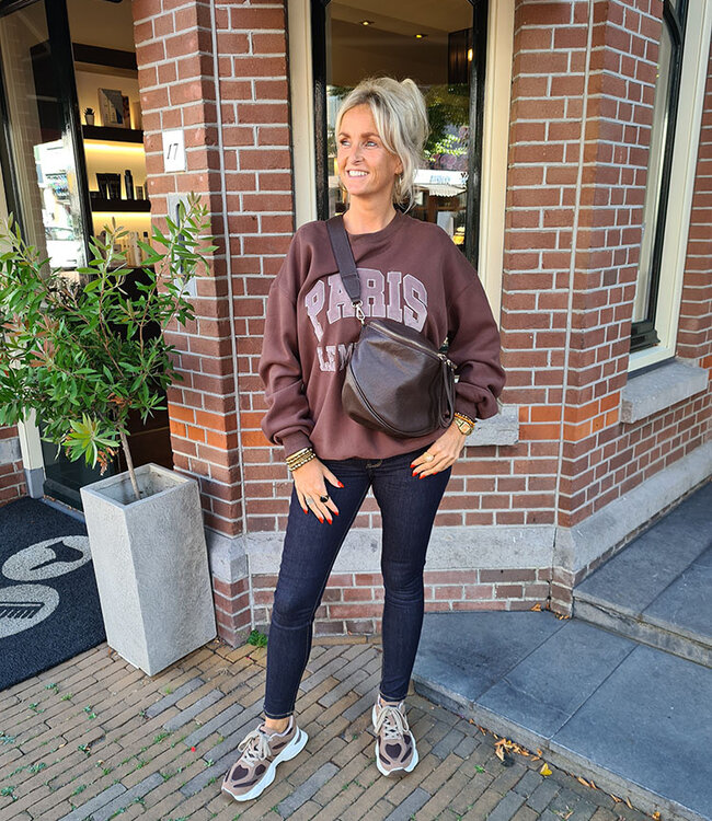 Tas Big Buidel Donkerbruin