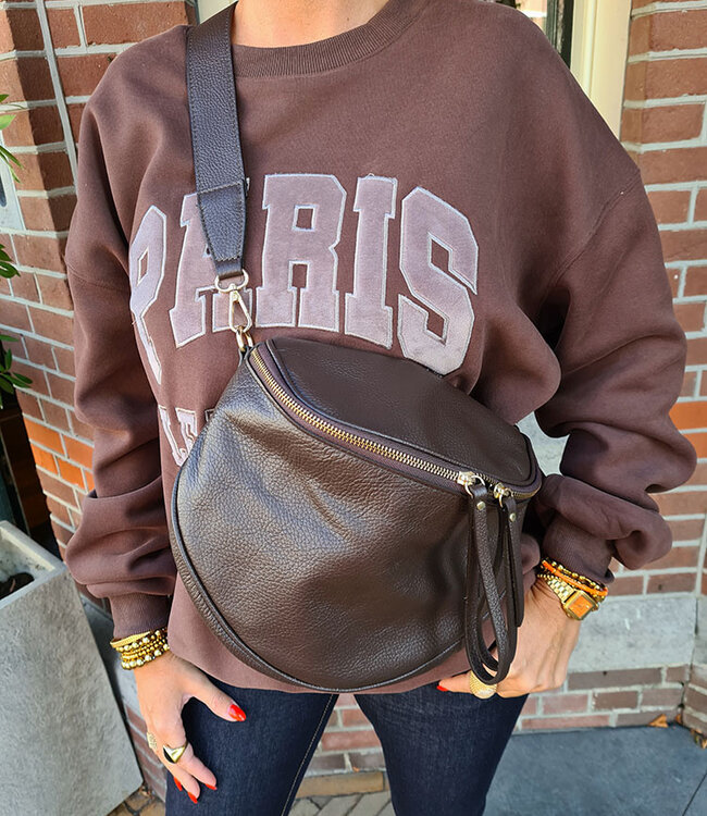 Tas Big Buidel Donkerbruin