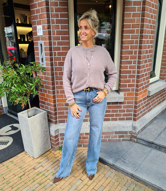 Super Soft Knit Vestje Taupe