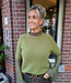 Super Soft Knit Top KORTE Mouw Groen