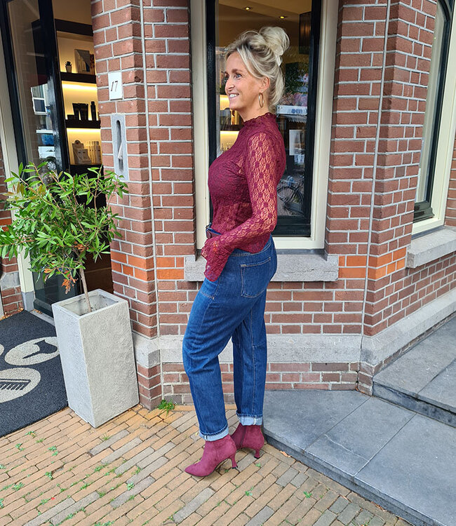 Ambika Kanten Longsleeve Bordeaux