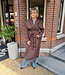 Trenchcoat Long Donkerbruin
