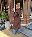 Trenchcoat Long Donkerbruin
