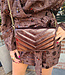 Clutch/Tas Luxe Shimmer Bruin