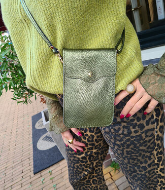 Klein Telefoon/Tasje Groen