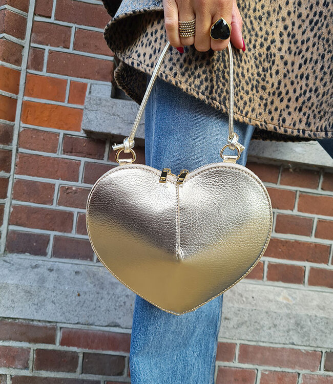 Lamour Hart Bag Goud
