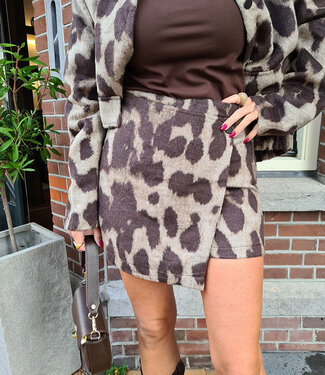 Soft Broekrokje Grove Leo Print