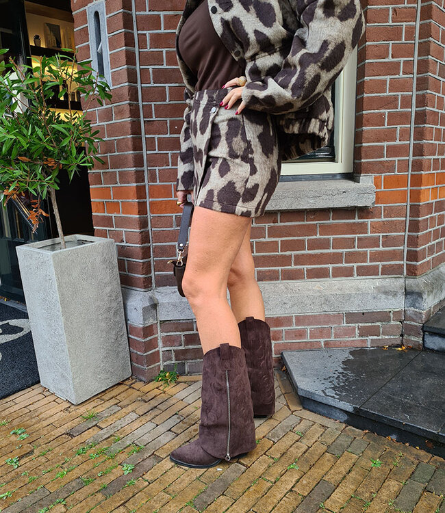 Soft Broekrokje Grove Leo Print