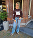 Knit Sweater NY Donkerbruin