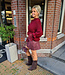 Knit Trui Ruffle Bordeaux