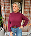 Super Soft Knit Lange Mouw Bordeaux
