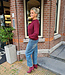 Super Soft Knit Lange Mouw Bordeaux