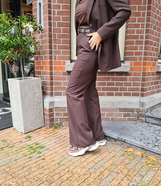 Pantalon Biba Donkerbruin