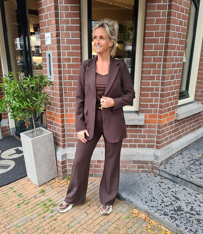 Blazer Biba Donkerbruin