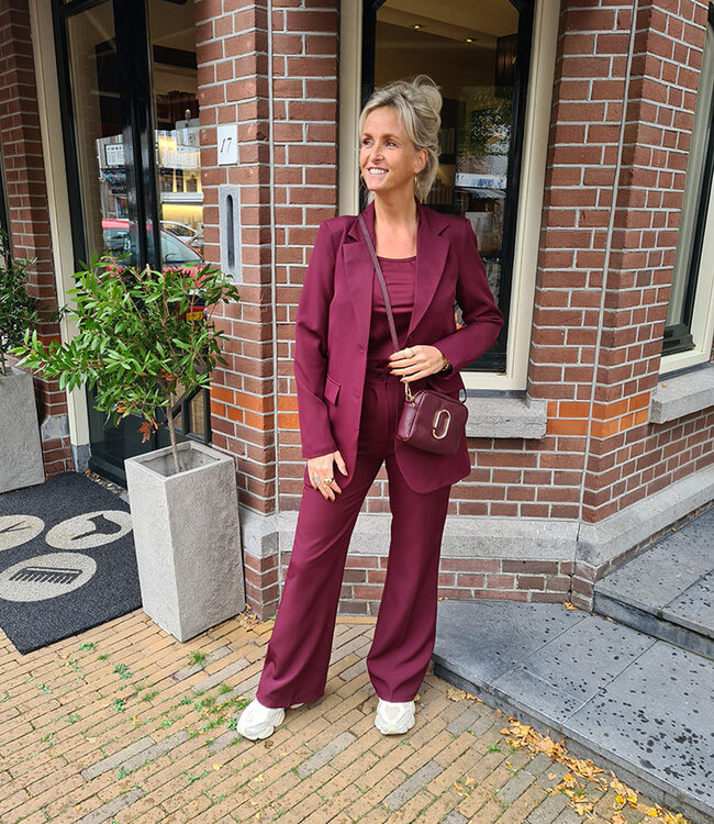 Blazer Biba Bordeaux