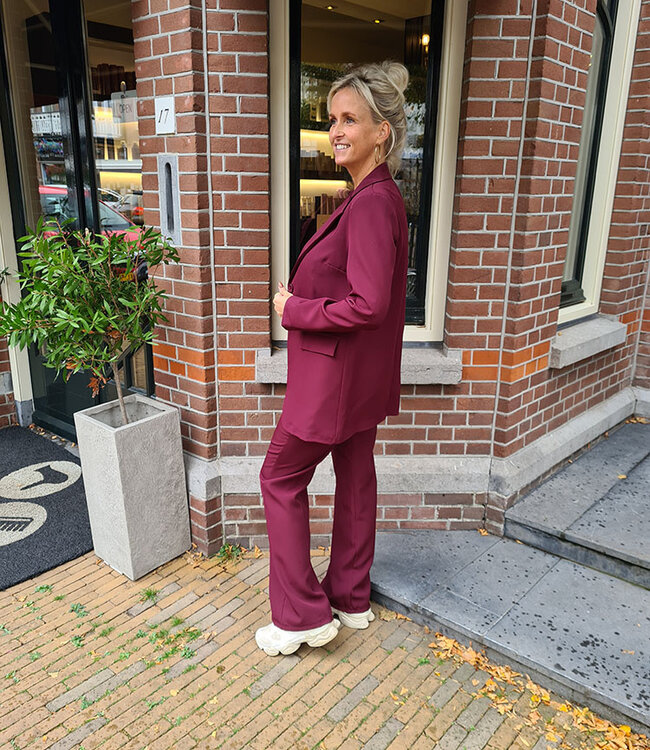 Blazer Biba Bordeaux