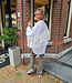Oversized Franje Blouse Wit