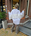 Oversized Franje Blouse Wit