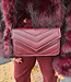Clutch/Tas Luxe Leder Bordeaux