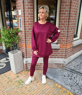 2-delige Comfyset Biba Skinny Bordeaux