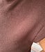 Mouwloze Knit Top Donkerbruin