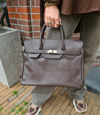 Birdie Bag Shopper Donkerbruin