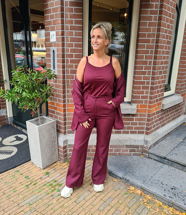 Traveller Basic Top Bordeaux