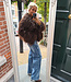 Fluffy Jas Donkerbruin