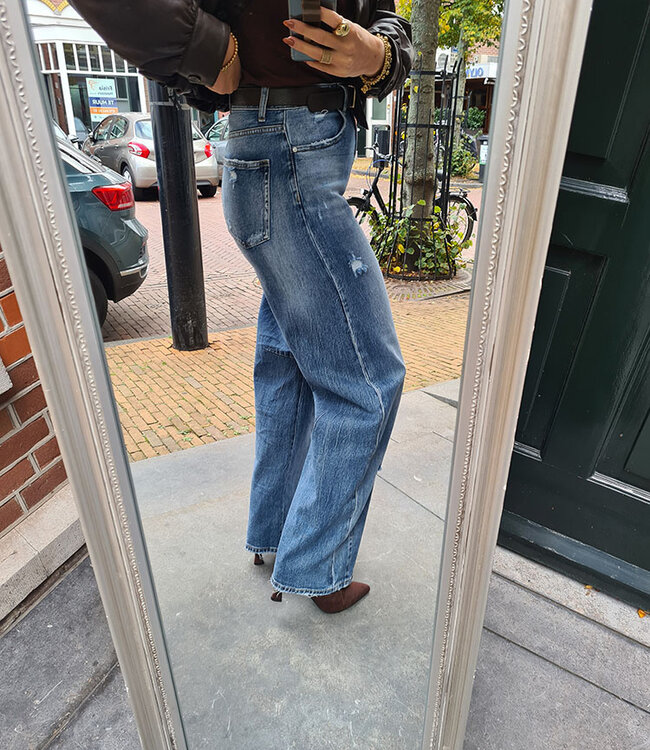 Queen Hearts Barrel Jeans 3837