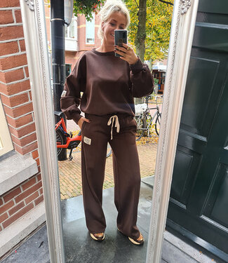 2-delige Comfyset BALLON Mouw Donkerbruin