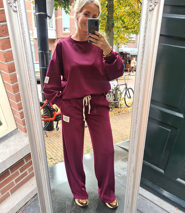 2-delige Comfyset BALLON Mouw Bordeaux