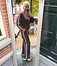 Biba 2-delige Comfyset met Bies Donkerbruin