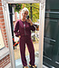 Biba 2-delige Comfyset met Bies Bordeaux