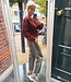 Azzurro Knit Trui Parels Bordeaux