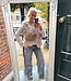 Faux Fur Gilet Licht Taupe