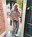 Faux Fur Gilet Licht Taupe